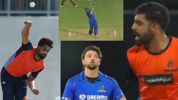 Video Tim David hit Haris Rauf for 5 consecutive sixes in 5 balls in 1 over
