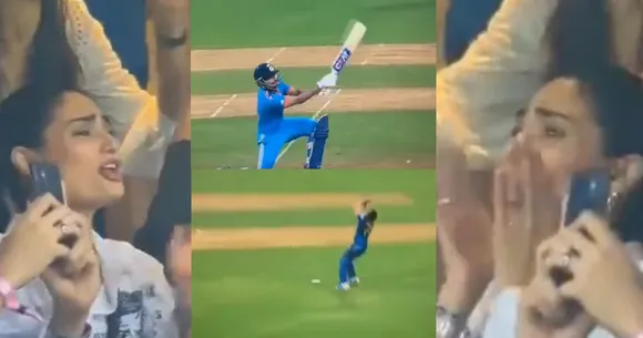VIDEO: Shreyas Iyer के OUT होने पर अटकी अथिया शेट्टी की सांसे, सोशल मीडिया पर वायरल हुआ रिएक्शन