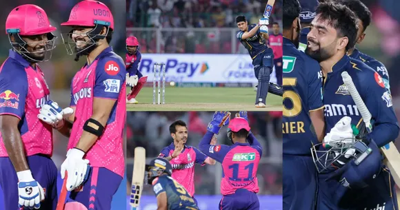 RR vs GT Highlights: 1 गेंद 2 रन, T20 का सांस रोक देने वाला मैच, राशिद-तेवतिया बने गुजरात के खिवैया, आखिरी ओवर में RR के जबड़े से छीनी जीत