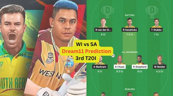 WI vs SA Dream11 Prediction