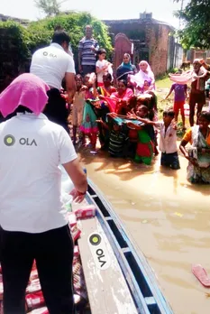 Ola Boats Deployed To Support Flood Relief Efforts In Varanasi And Allahabad