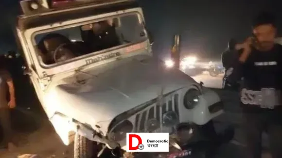 Bihar News: तेजस्वी यादव की जन विश्वास यात्रा के दौरान हादसा, ड्राइवर की मौत, 8 जवान घायल