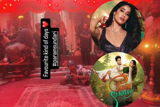 Param Sundari: Janhvi Kapoor Teases Fans with Exciting BTS Sneak Peek of Upcoming Flick, Says 'Favorite Kind of...'