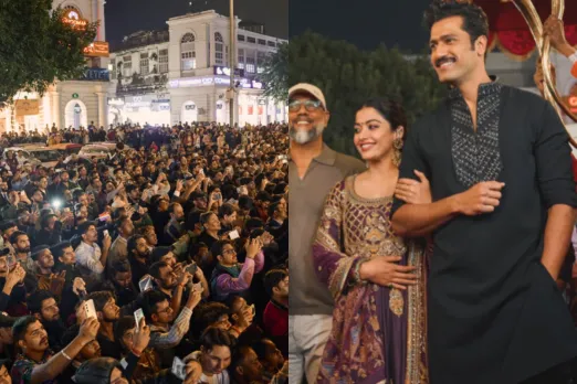 Chhaava Vicky Kaushal and Rashmika Mandanna in Delhi