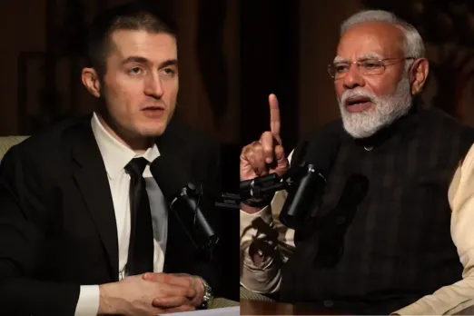 PM Modi and Lex Fridman Podcast