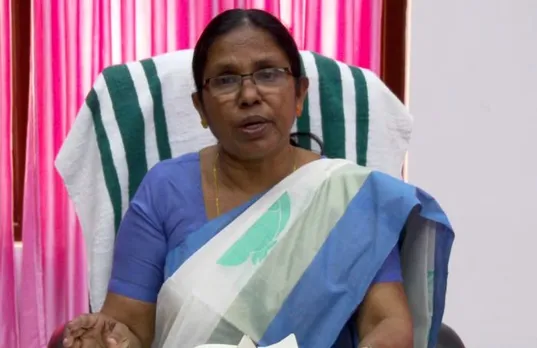 KK Shailaja slams KPCC Cheif on his rape remark