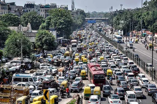 Traffic Jam in Delhi