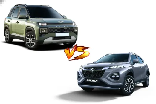 Hyundai Exter vs Maruti Suzuki Fronx