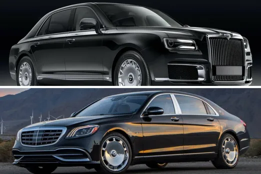 PM Modi's Mercedes Maybach S650 vs President Putin's Aurus Senat