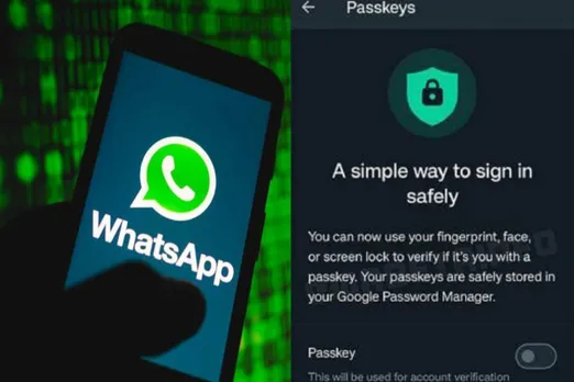 WhatsApp password-less Passkey feature
