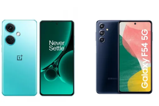 Samsung Galaxy F54 vs OnePlus Nord CE 3 5G