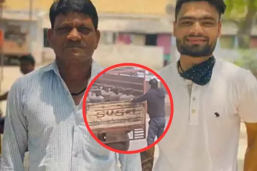 Viral Video: Indian Cricket Player Rinku Singh's Father Inspires Many, Distributes LPG Cylinder Despite Fame and Money; WATCH