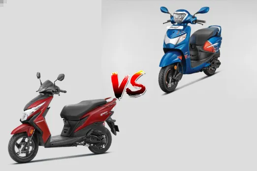 Hero Pleasure Plus Xtec Sports VS Honda Dio