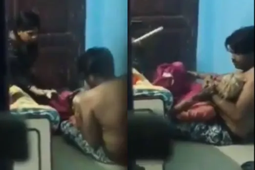 Viral Video: Shocking! Son and Wife Brutally Assault 75-Year-Old Mother at Home in Bhopal; WATCH