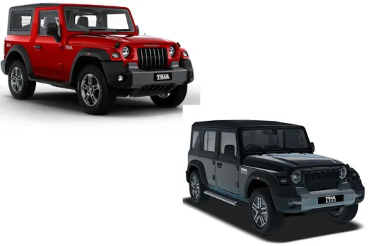 Mahindra Thar Roxx vs Mahindra Thar