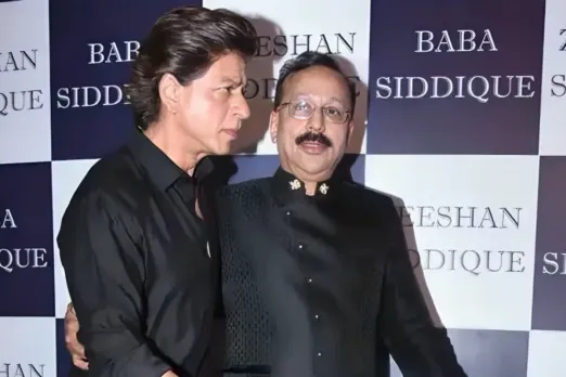 Baba Siddique and Shah Rukh Khan
