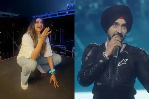 Deepika Padukone and Diljit Dosanjh