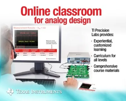 TI launches the industry's first online classroom for analog design