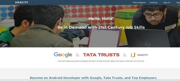 Google joins hands with Tata Trusts to announce Android Nanodegree scholarships in India in partnership with Udacity