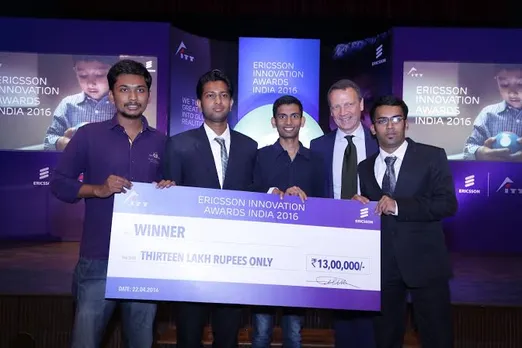 The Winners of Ericsson Innovation Awards India 2016 Are...