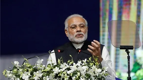 Narendra Modi meets Global Business Leaders at the 2nd Global CEO conclave in Gujarat