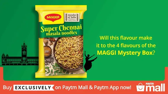 Paytm Mall sells 150,000 packets for Nestle Maggi Masalas of India in 2 days of launch