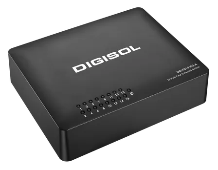 DIGISOL launches 16 port fast ethernet unmanaged switch 