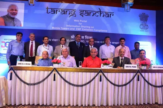 DoT launches Tarang Sanchar web Portal for Mobile Towers and EMF Emission Compliance