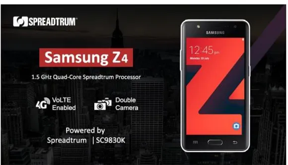 Samsung Selects Spreadtrum LTE Chipset for Z4 Smartphone