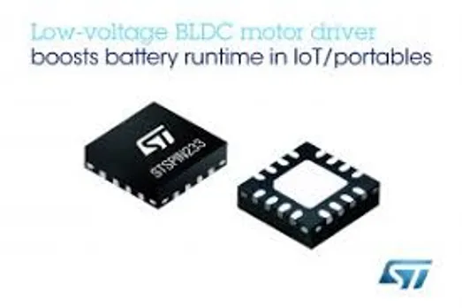 Single-Chip Three-Phase and Three-Sense BLDC Driver Boosts Runtime from Batteries in Portables and IoT Devices