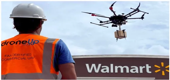 Walmart invests in DroneUp for last mile delivery with drones