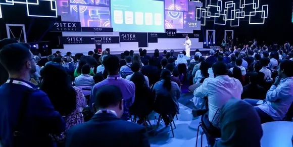 UAE minister of economy addresses gathering on Day 3 of GITEX Global 2022