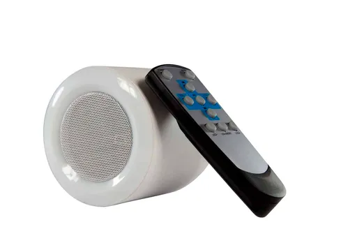 Exclusive speaker with LED bulb