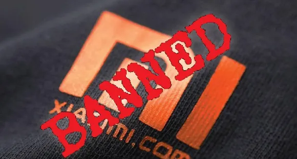 Xiaomi banned from selling handsets in India