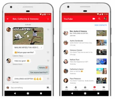 YouTube adds in-app chat feature for sharing videos