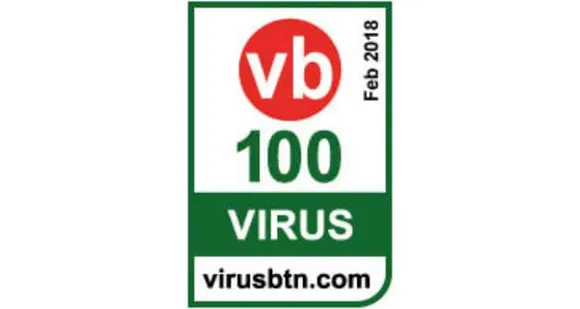 eScan's ISS for Windows achieves VB 100 Test Certificate