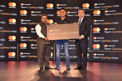 Mastercard and Mahendra Singh Dhoni Unveil Team  Cashless India