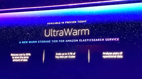 AWS Announces General Availability of UltraWarm for Amazon Elasticsearch Service