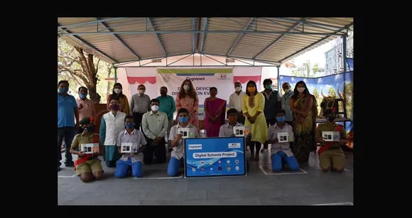 Cognizant and Nirmaan Org Donate Laptops to Govt Schools