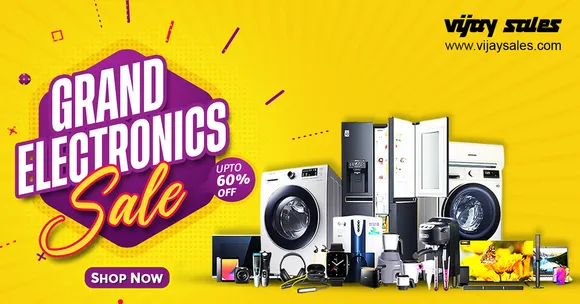 Vijay Sales Rolls Out its Electronics Sale Exclusively on its Ecommerce Website