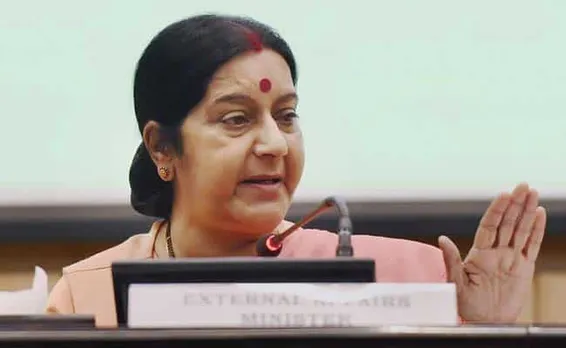 Sushma Swaraj asks Amazon to apologise for insulting national flag