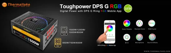 Thermaltake launches Mobile App for the Toughpower DPS G RGB Digital Power Supply Units