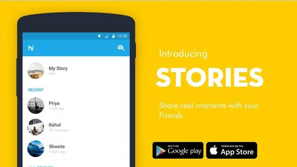 Hike Messenger debuts 3 Big Features: Stories, Camera and Live Filters for India
