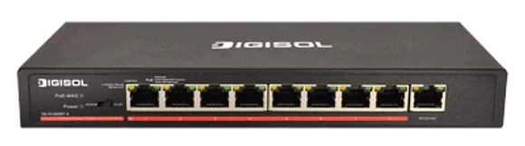 DIGISOL launches 8 PoE Ports Ethernet Unmanaged Switch