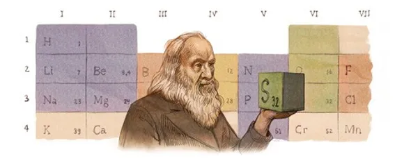 Google celebrates birth anniversary of 'father' of periodic table