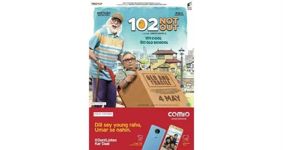 COMIO Smartphone partners with upcoming Hindi comedy-drama  ‘102 Not Out’