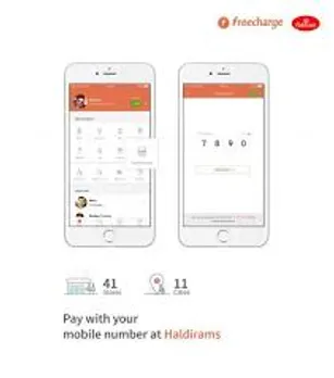 Now spend your Freecharge wallet at Haldirams