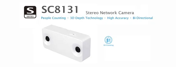 VIVOTEK Releases 3D People Counting Solution - SC8131 Stereo Camera to Optimize Retail Operations
