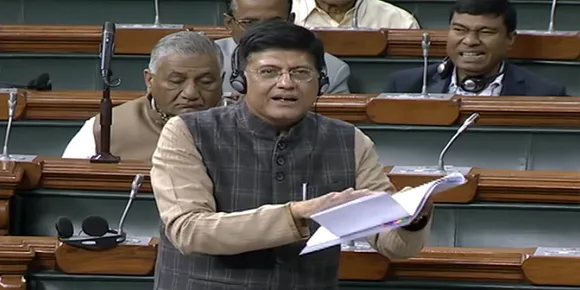 Piyush Goyal e-commerce policy