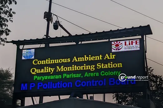 Air quality monitoring stations in Bhopal